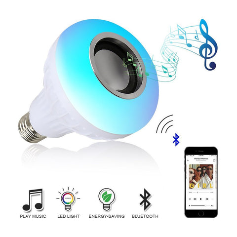 E27 Smart RGB Wireless Bluetooth Speaker