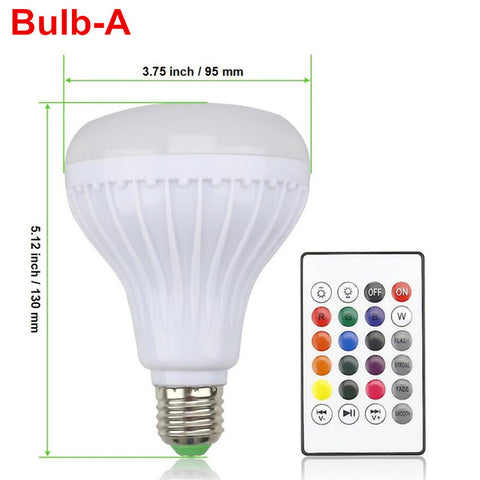 E27 Smart RGB Wireless Bluetooth Speaker