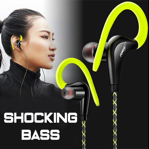 Ear Hook Sport Earphone with Super Bass