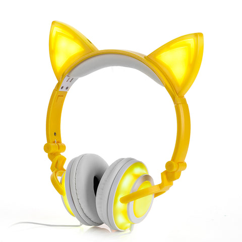 JINSERTA LED Cat Ear headphones