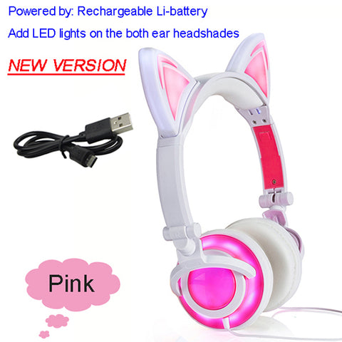 JINSERTA LED Cat Ear headphones